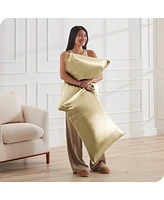 Bare Home Mulberry Silk Pillowcase, Zipper Closure Standard