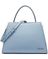 Calvin Klein Mica Top Handle Convertible Satchel