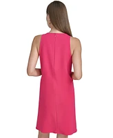 Halston Women's Ring-Trim Shift Dress