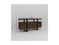 Simplie Fun Modern Tv Stand with Storage Cabinets for 75