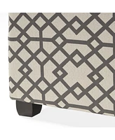 Simplie Fun Richmond Storage Ottoman: Spacious, Stylish Storage Solution