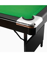 Simplie Fun 5.5FT Billiard Table, 1.67M pool table, billiards,5.5FT game table, Children's game table, table games, family movement, children's billia