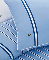 Lacoste Home Hollis Stripe 3-Pc. Comforter Set, Full/Queen