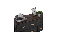 Slickblue 3-Tier Wide Drawer Dresser for Stylish Storage and Organization Solutions