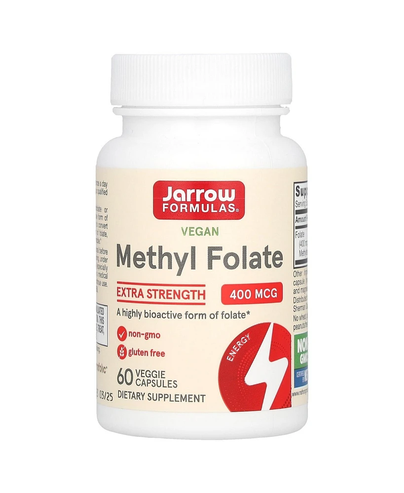 Jarrow Formulas Nutrition Methyl Folate Extra Strength 400 mcg