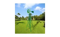 Slickblue 8FT Weather Resistant Yard Garden Windmill Durable Outdoor Decor for Your Landscape