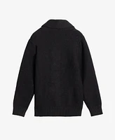 Xray Boys Cable Knit Shawl Cardigan