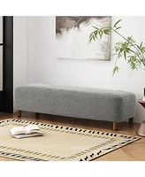 Comfortable Ottoman, Grey