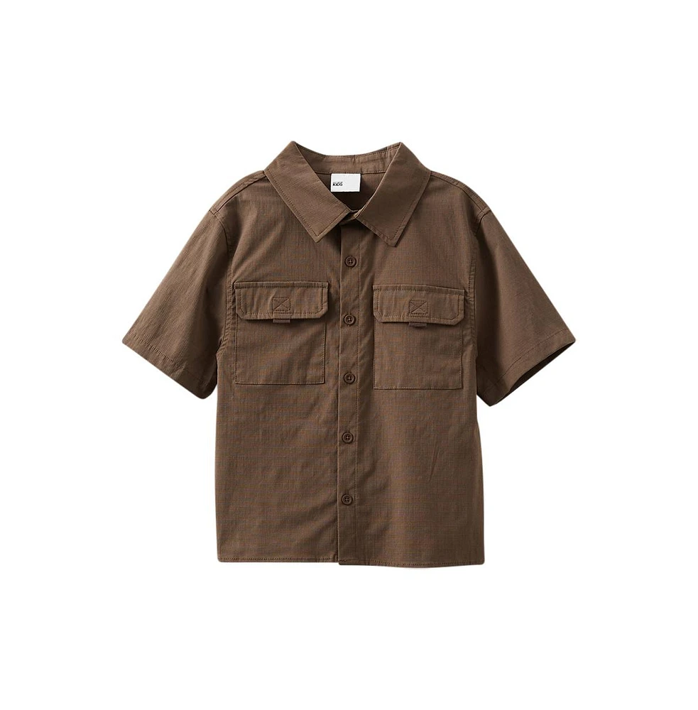 Cotton On Little Boys Little/Big Russell Short Sleeve Shirt