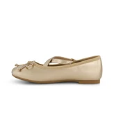 Sam & Libby Little and Big Girls Candice Crossover Iconic Ballet Flat