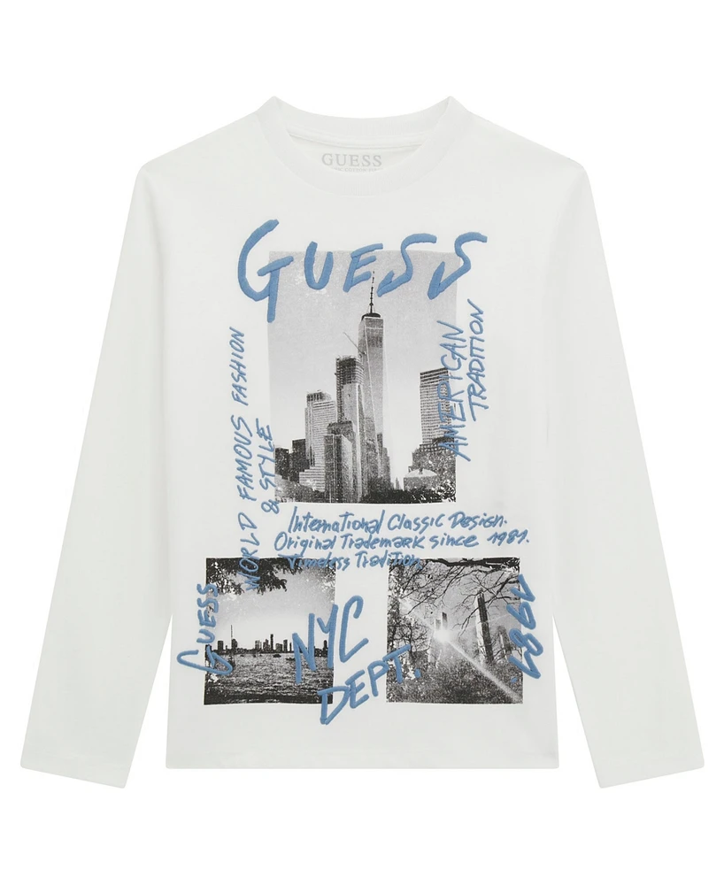 Guess Big Boys Long Sleeve T-Shirt