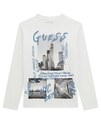 Guess Big Boys Long Sleeve T-Shirt