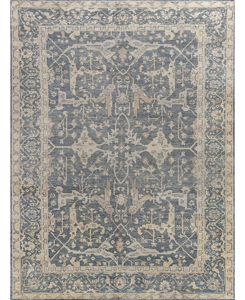 Exquisite Rugs Antique Weave Oushak 4'x6' Area Rug