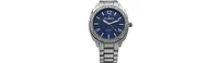 Peugeot Women's 40mm Blue Face Boyfriend Bracelet Watch with Crystal Bezel