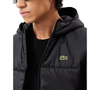 Lacoste Men's Water Repellent Full Zip Puffer Jacket