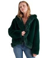 Steve Madden Women's Everfrost Faux-Fur Hooded Jacket