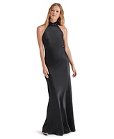 Steve Madden Women's Lara Satin Maxi Dress