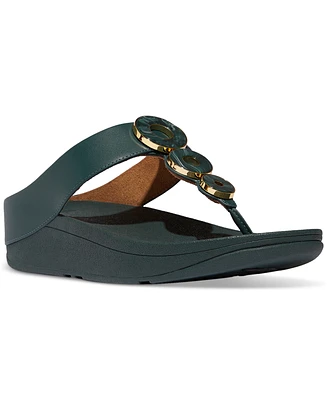 FitFlop Women's Fino Resin-Hoop Sandals