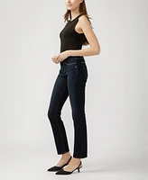 Silver Jeans Co. Women's Suki Mid Rise Curvy Fit Straight