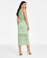 I.n.c. International Concepts Petite Lurex Crochet Midi Skirt, Exclusively at Macy's