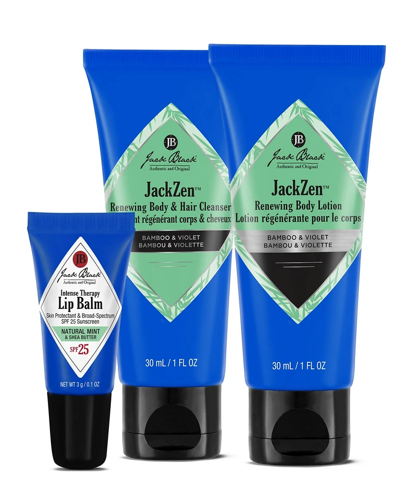 Free 3-Pc. skin care gift with any $75 Jack Black purchase!