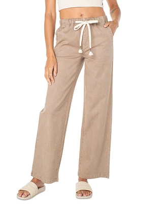 Roxy Juniors' Sunset Dream Mid Rise Pull-On Pants