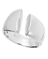 And Now This Silver, Gold Plated Brass Slit Top Ring