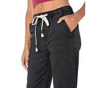 Roxy Juniors' Sunset Dream Mid Rise Pull-On Pants