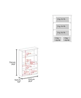 Fm Furniture Poston Medicine Cabinet With a Door And Included Mirror