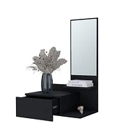 Fm Furniture Elgin Floating Vanity with Included Mirror