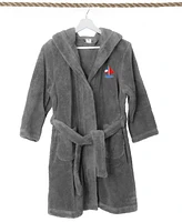 Linum Home Boat Kids Super Plush Double Brushed Hooded Bathrobe