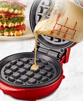 Ovente Electric Mini Non Stick Coating Waffle Pancake Maker