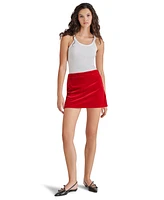 Steve Madden Women's Cindi Stretch Velvet Skirt