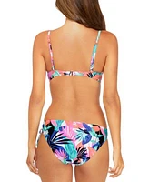 Raisins Juniors Moonshadow Printed Bikini Top Tied Bottoms