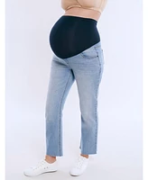 Women's Secret Fit Over the Belly Slim Straight Leg Jeans - Motherhood Maternity