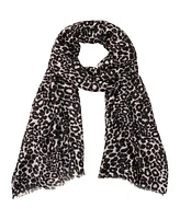 Olsen Leopard Print Scarf