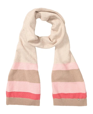 Olsen Block Stripe Knit Scarf