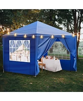 Slickblue Waterproof Gazebo Outdoor Canopy - Patio Tent for Wedding, Bbq, and Party Events