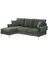 Slickblue Convertible Sectional Sofa for Versatile Living Room Seating and Space Optimization