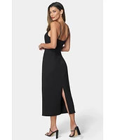 Bebe Women's Rib Tank Maxi Dress