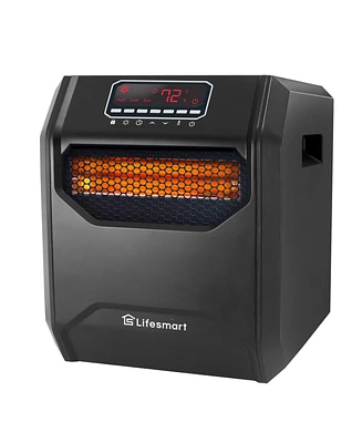 LifeSmart LifePro 1500W 6 Element Infrared Large Room Space Heater w/ Remote