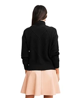 Belle & Bloom Women's The Academy Turtleneck Jumper - Black