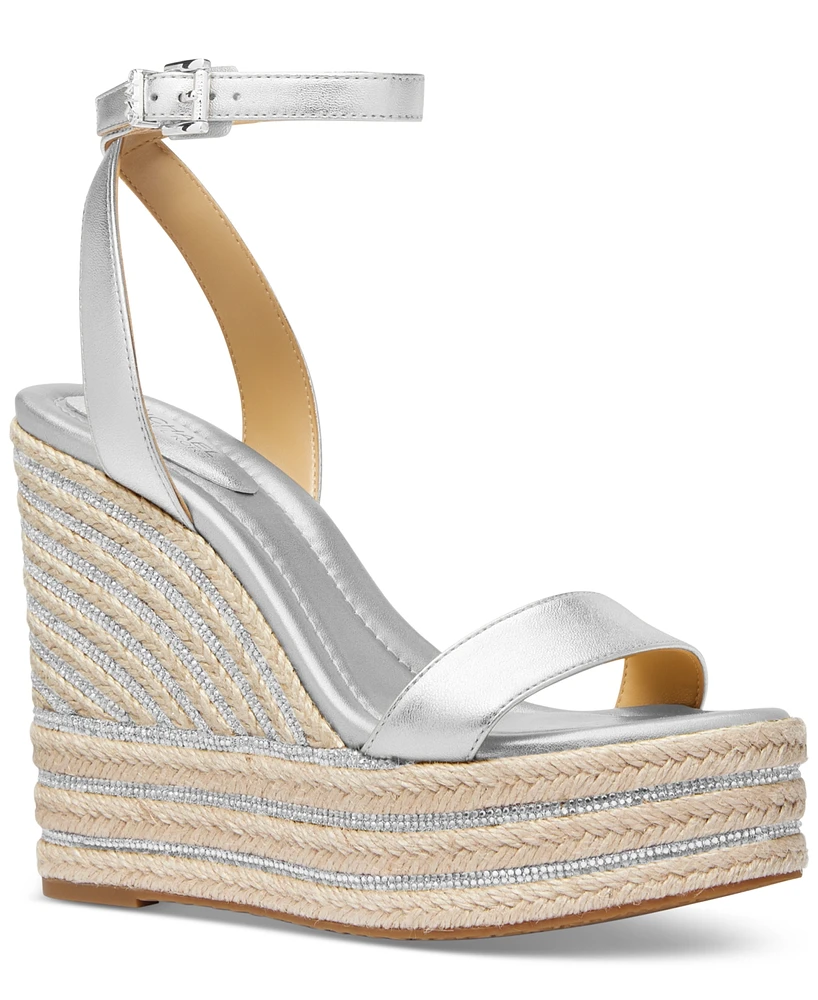 Michael Kors Women's Leighton Espadrille Wedge Sandals