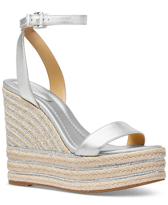 Michael Kors Women's Leighton Espadrille Wedge Sandals