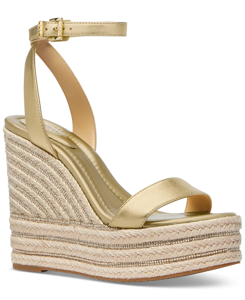 Michael Kors Women's Leighton Espadrille Wedge Sandals