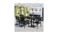 Slickblue High-Quality Steel Outdoor Table and Chair Set for Patio and Balcony, Durable and Stylish