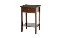 Slickblue Two-layer Bedside Table Coffee Table with Drawer Coffee