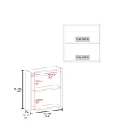 Fm Furniture Payson Medicine Cabinet in Melamine With Included Mirror, White