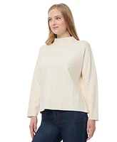 Jones New York Women's Long Sleeve Sweater with Heat Set