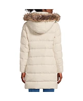 Lands' End Women's Tall Wide Channel 600 Down Puffer Coat